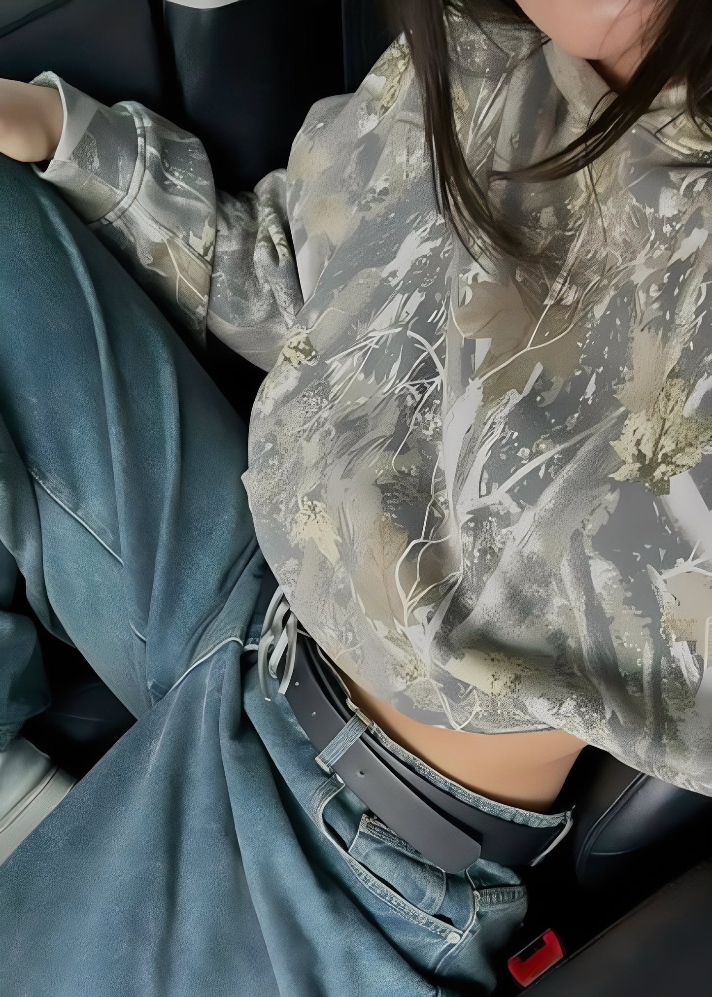 Rosanne - Damen-Hoodie mit stilvollem Print