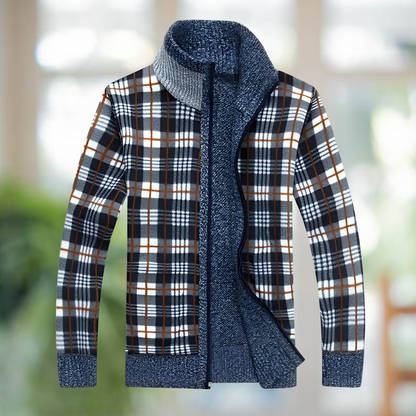 Iker – Gefütterte Herren-Strickjacke