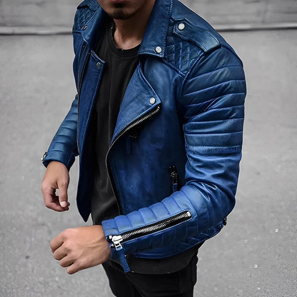 Matthew - Bequeme Herrenlederjacke