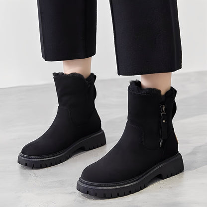 Raschelle - Modische, leichte Damenstiefel mit Fleecefutter