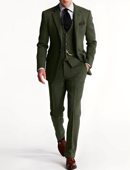 Desmond - Stilvoller Herrenanzug aus dreiteiligem Tweed