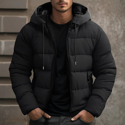 Georgie - Stilvolle Herren-Samtjacke mit Kapuze