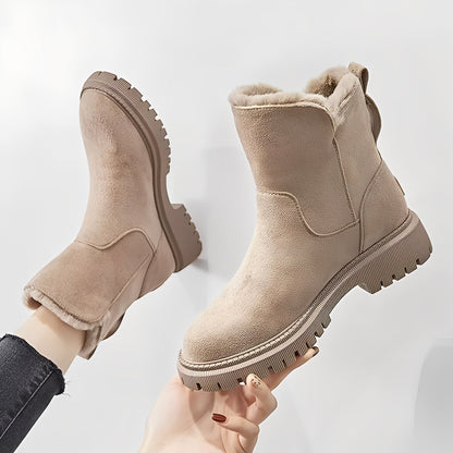 Raschelle - Modische, leichte Damenstiefel mit Fleecefutter