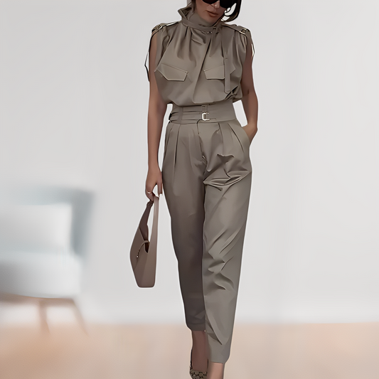Leona – Eleganter Ärmelloser Overall