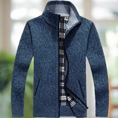 Iker – Gefütterte Herren-Strickjacke