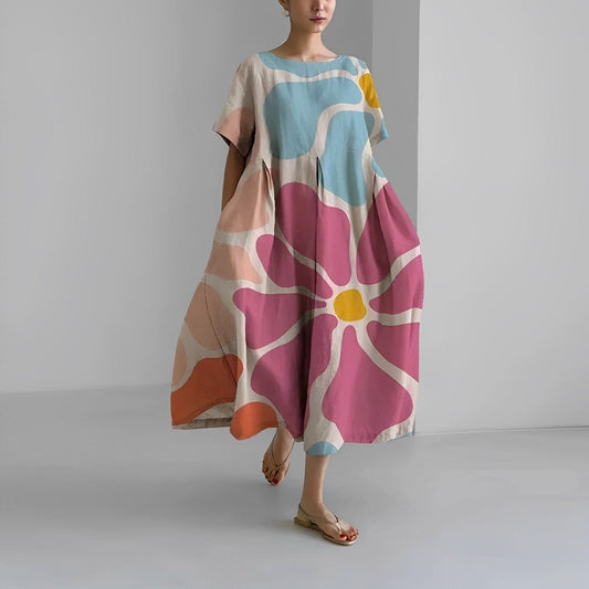 Ronja – Lockeres bedrucktes Kleid