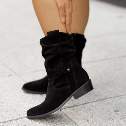 Elisa – Stiefeletten aus Wildleder | Schick & Bequem