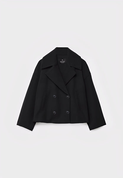 Claire – Kurze Elegante Doppelreihige Jacke